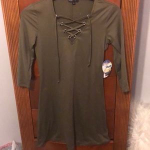 Dark green dress!😁